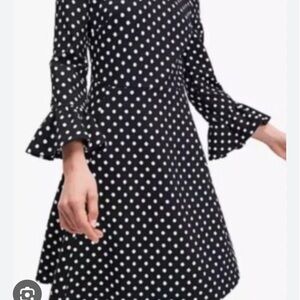 Kate spade dress sz  large Polka Dot Black and White Dress